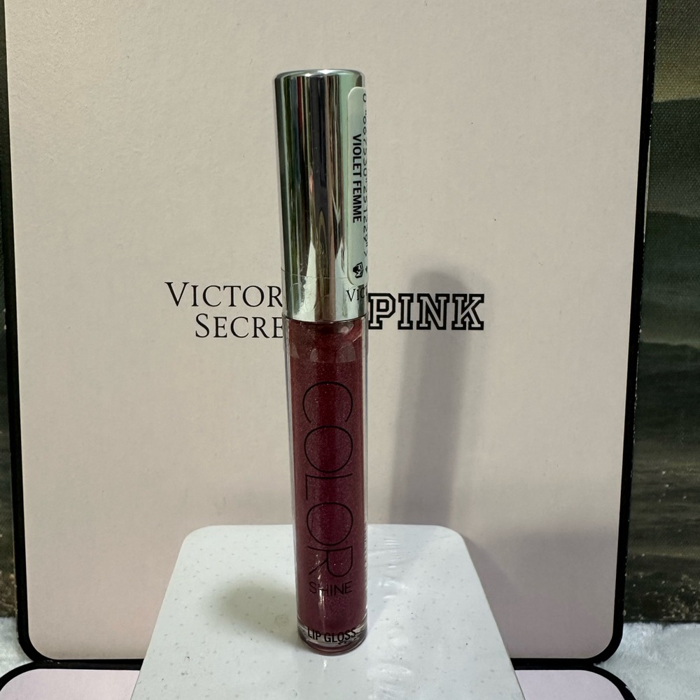 New Sealed Victorias Secret Color Shine Lip Gloss Violet Femme